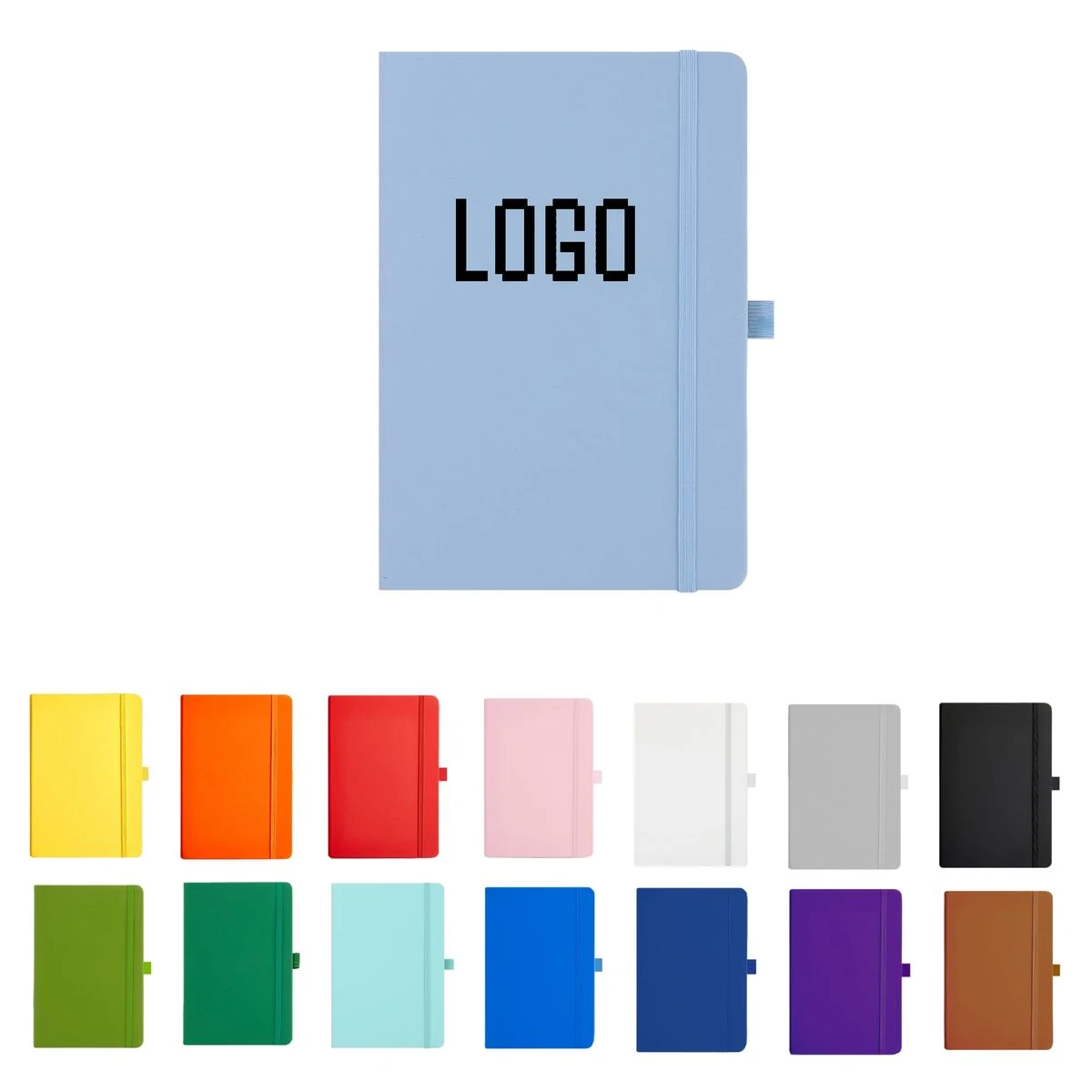 A6 Pu Leather Notebook With Closure Strap 1