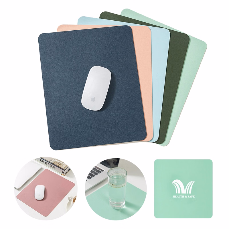 Pu Waterproof Double Sided Leather Mouse Pad