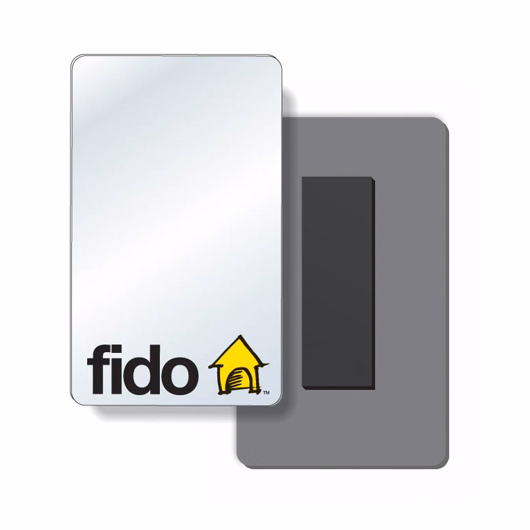 Co-Polyester Magnetic Mirror Square Shape (3"x5"), Spot Colours