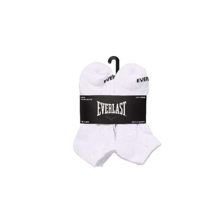 Everlast Men's Performance Half Cushion Lowcut Large White 1