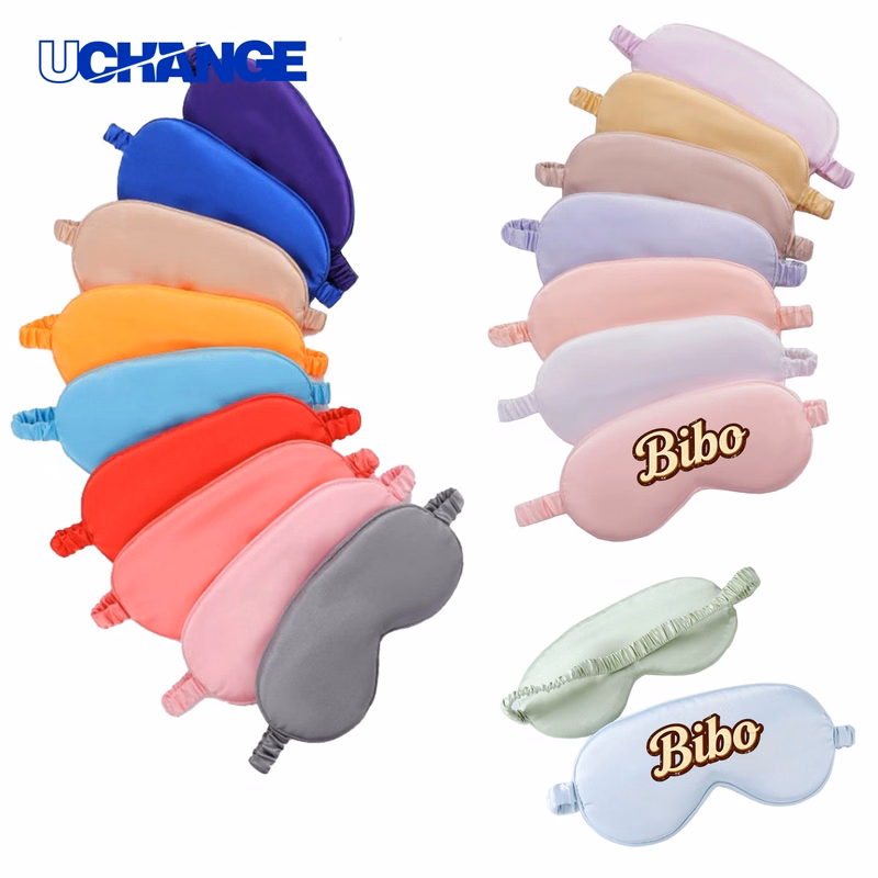 Soft Imitation Silk Eye Mask Blindfold for Sleep