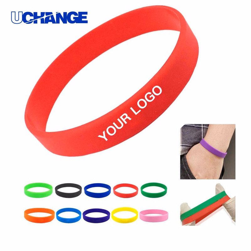 Silicone Wristband Soft Flexible for Promotions