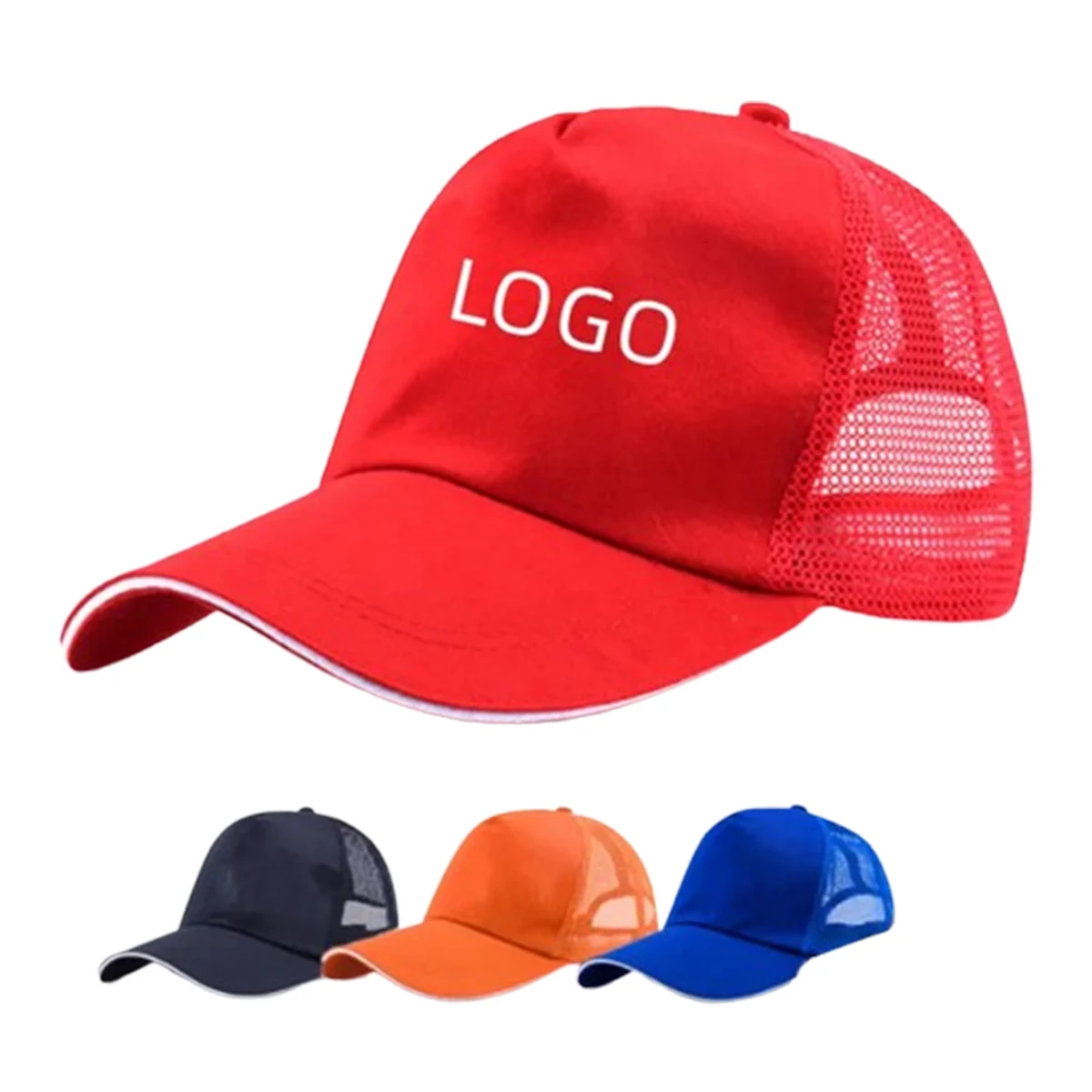 5 Panel Cotton Mesh Baseball Cap 1