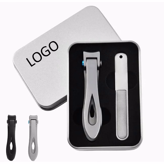 Stainless Steel Wide Jaw Nail Clippers Set