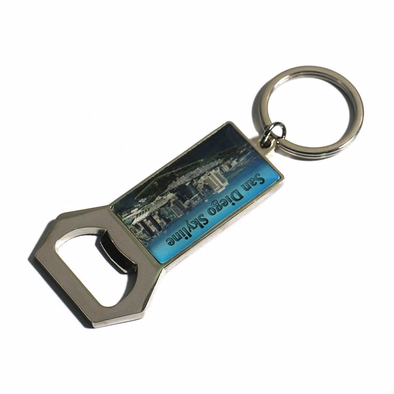 Vivid Full Color Bottle Opener Keyholder
