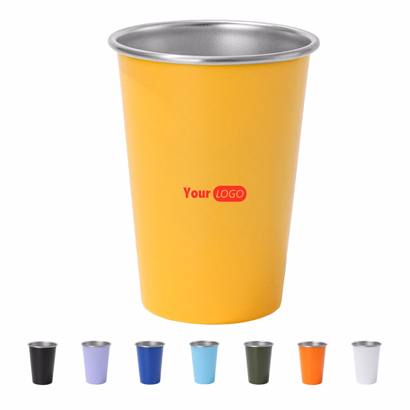 16 Ounce Open Cup in Stainless Steel