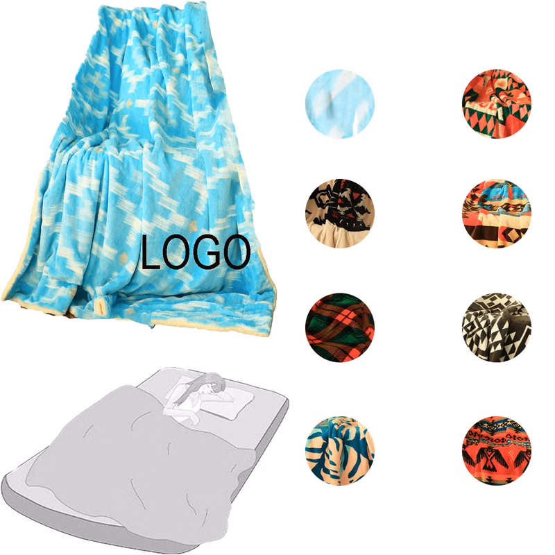 Spot Full Color Travel Flannel Blanket