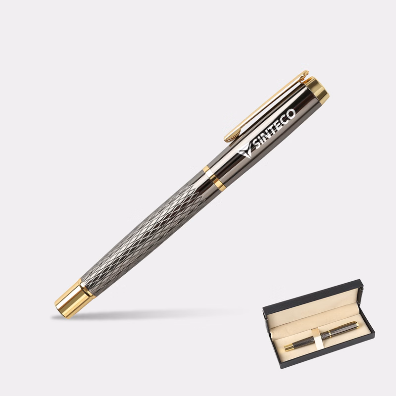 TiTUS® Golden Luxury Rollerball Pen Gift Box