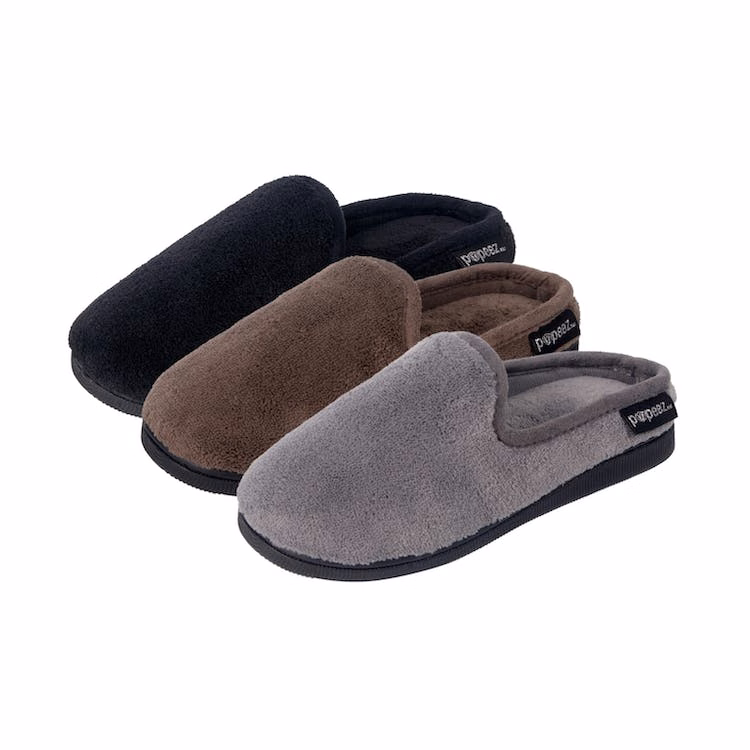 Boys' Terry Clog Slippers - S-XL 3 Colors Comfort Insoles
