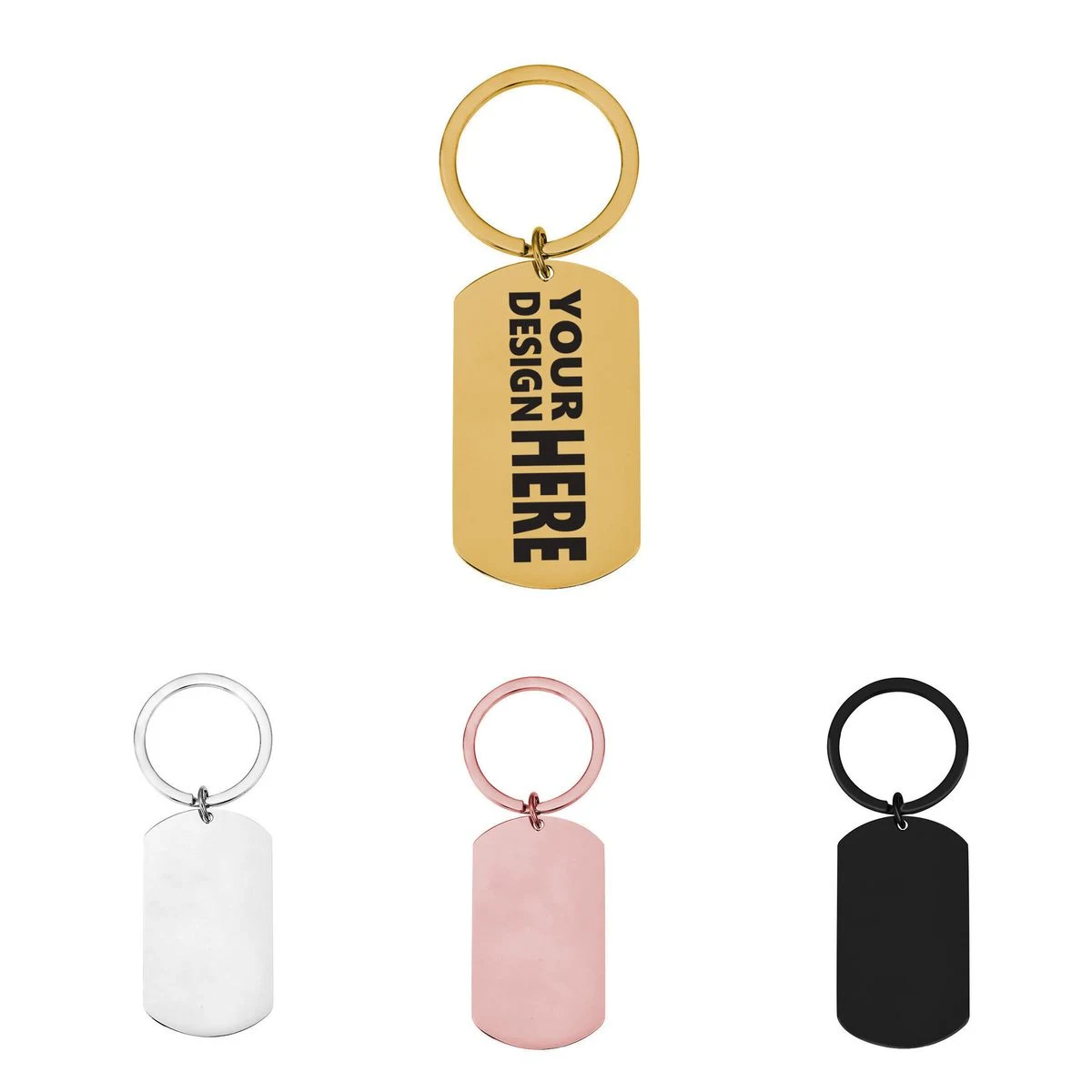 Custom Logo Metal Identification Tag 1