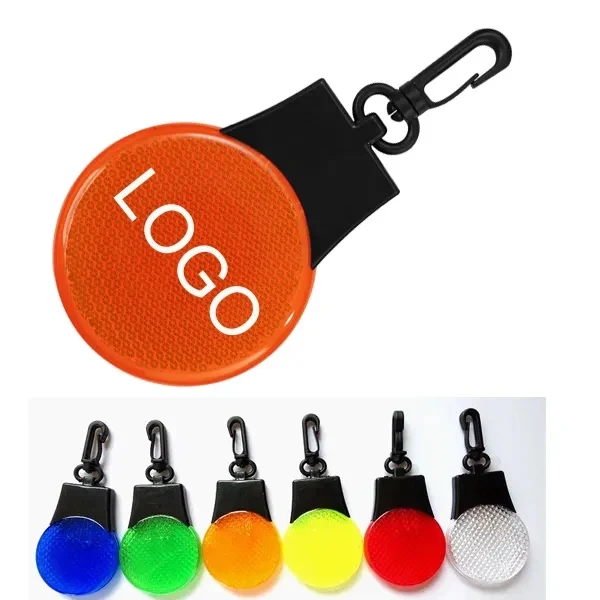 Safety Reflector Flashlight Keychain 1