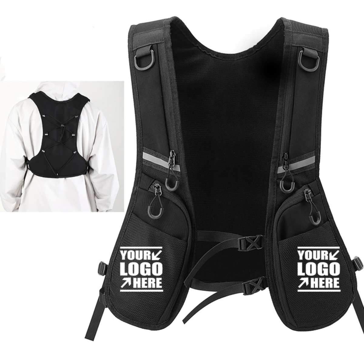 Vest Bag With Reflective Strips 1