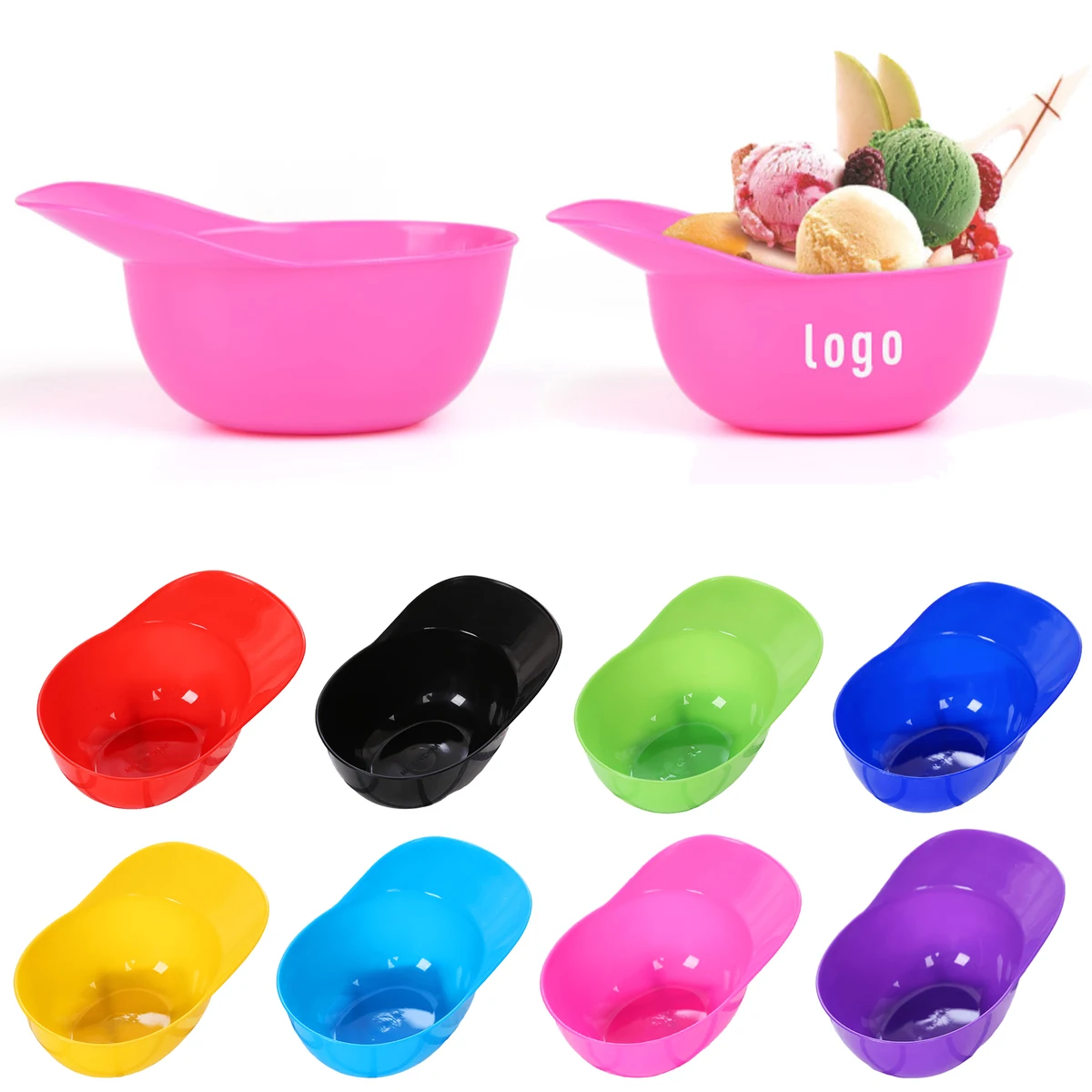 Summer Party Supplies Baseball Helmet Ice Cream Bowl 1