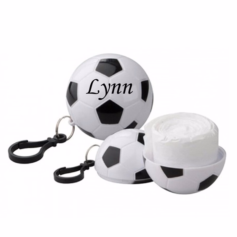 Kids Disposable Compressed Soccer Rain Poncho