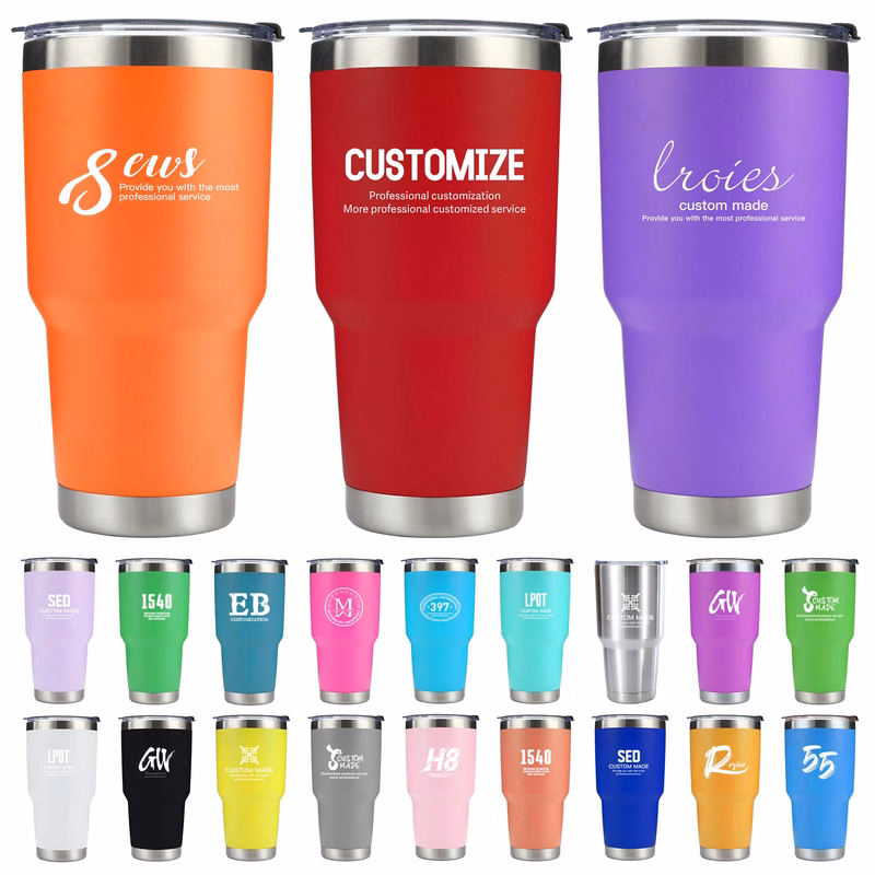 30oz Double Wall Vacuum Insulated Coffee Cup