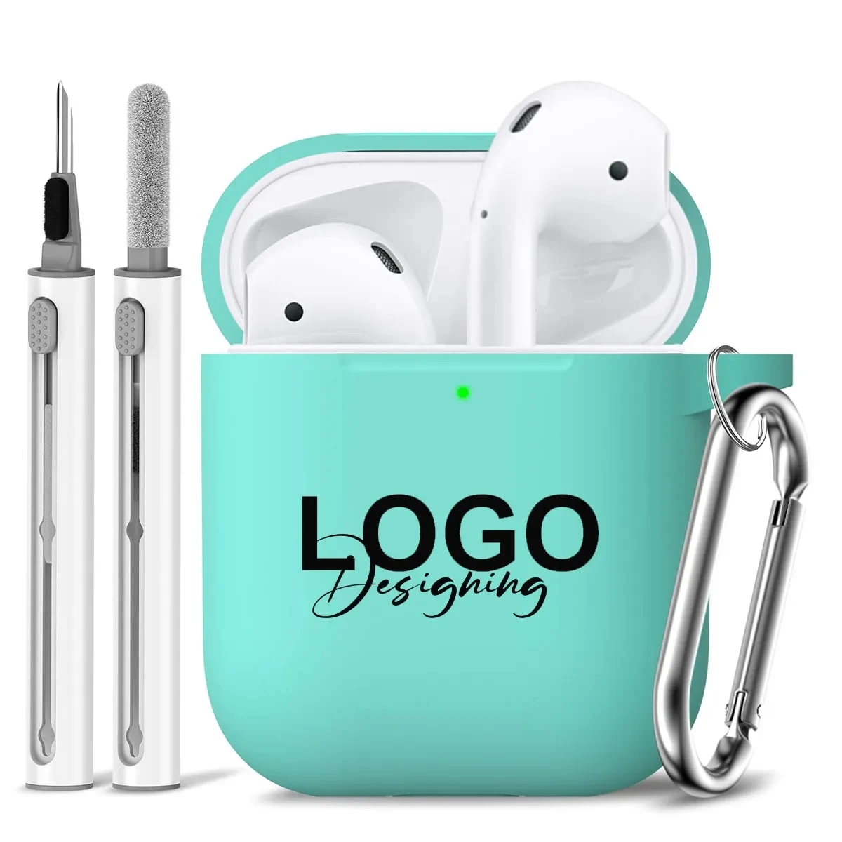 Airpods Case Cover 2&1 with Cleaner Kit 1