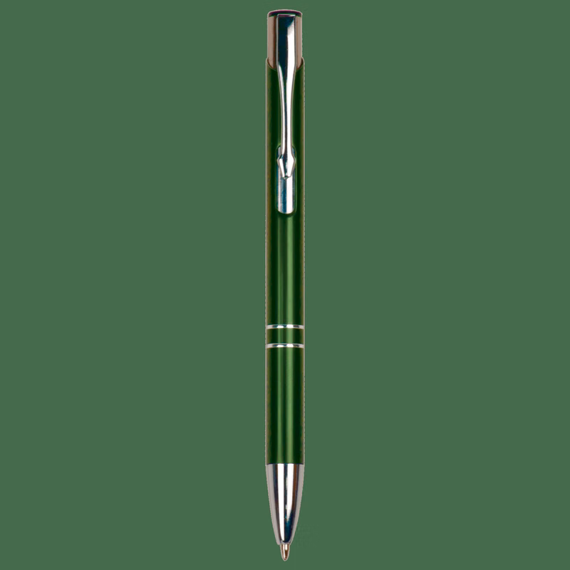 Green with Silver Trim Pen