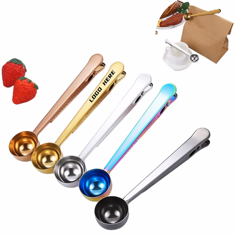 Stainless Steel Coffee Scoop Clip