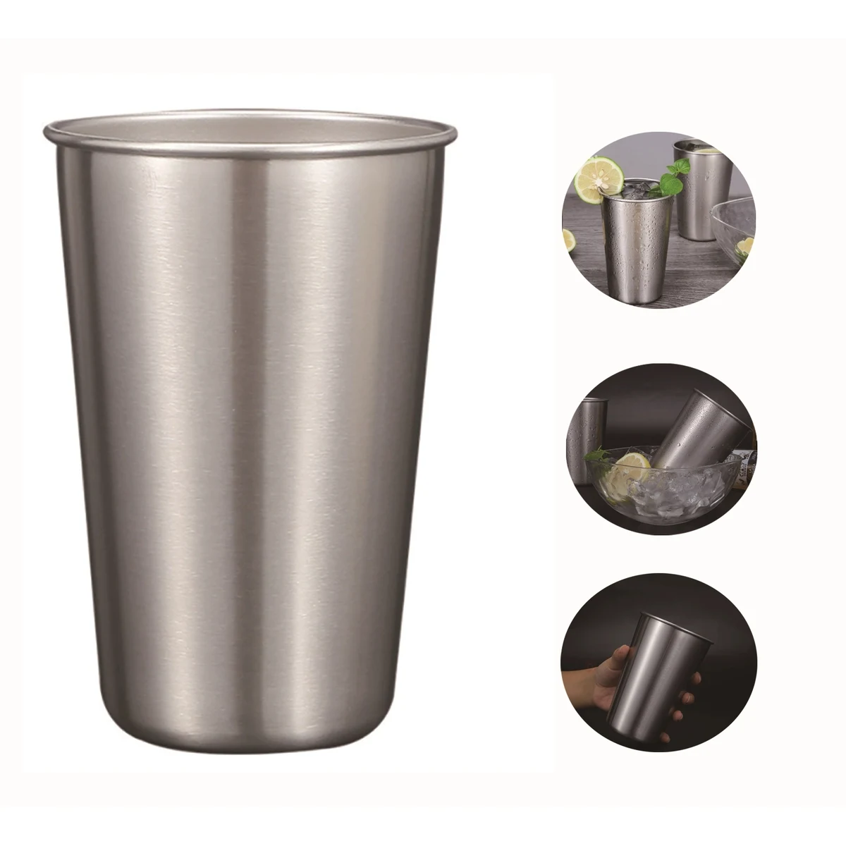 Reusable Stainless Steel Beer Cup 1