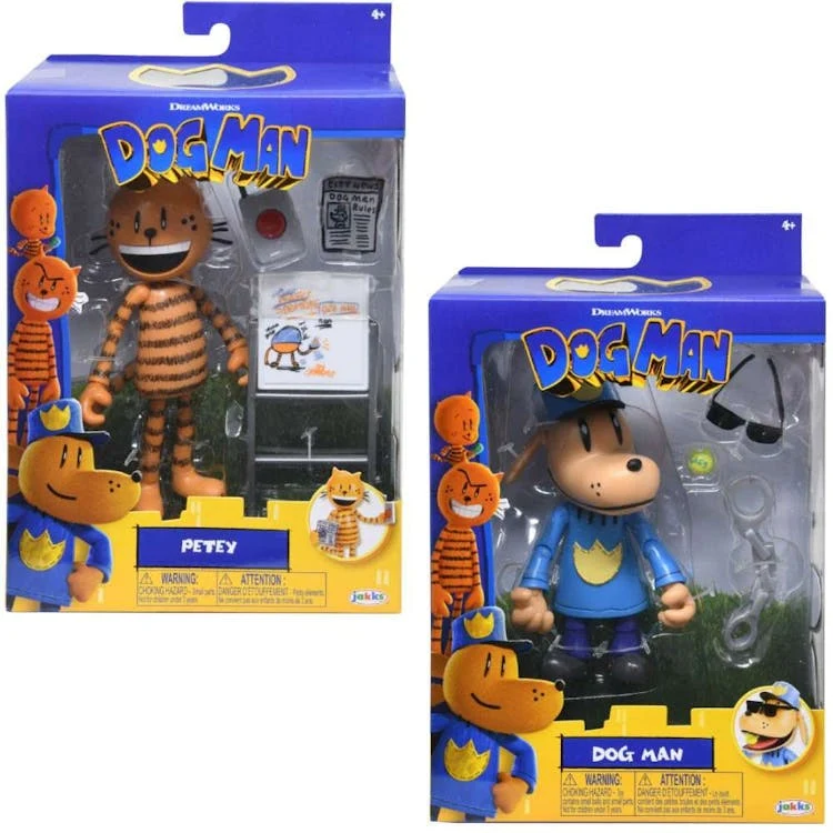 Dog Man Action Figure Two Assorted - 5" 1