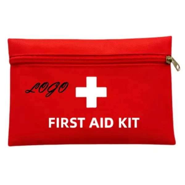 Custom Portable First Aid Kit with Oxford Cloth Bag and Zipper — Travel Safety 1