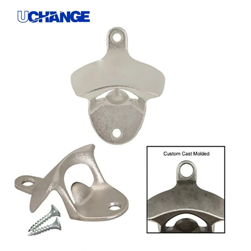 Custom Molded Wall-Mounted Bottle Opener for Bars & Promotional Spaces 1