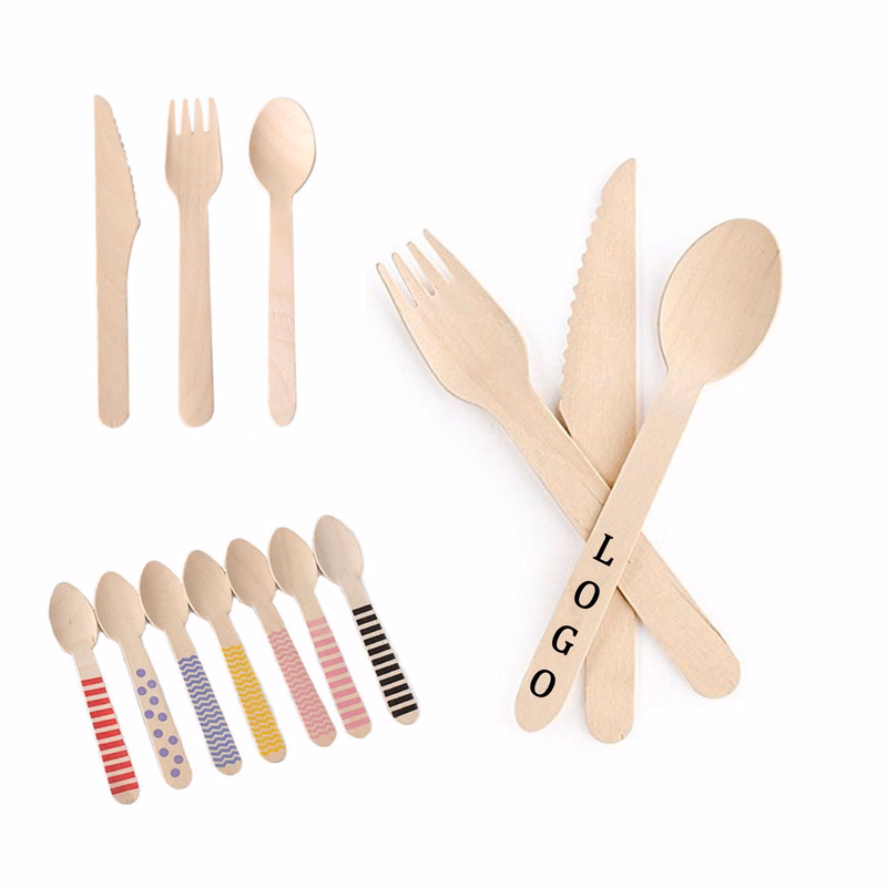Custom Wooden Reusable Utensil Set