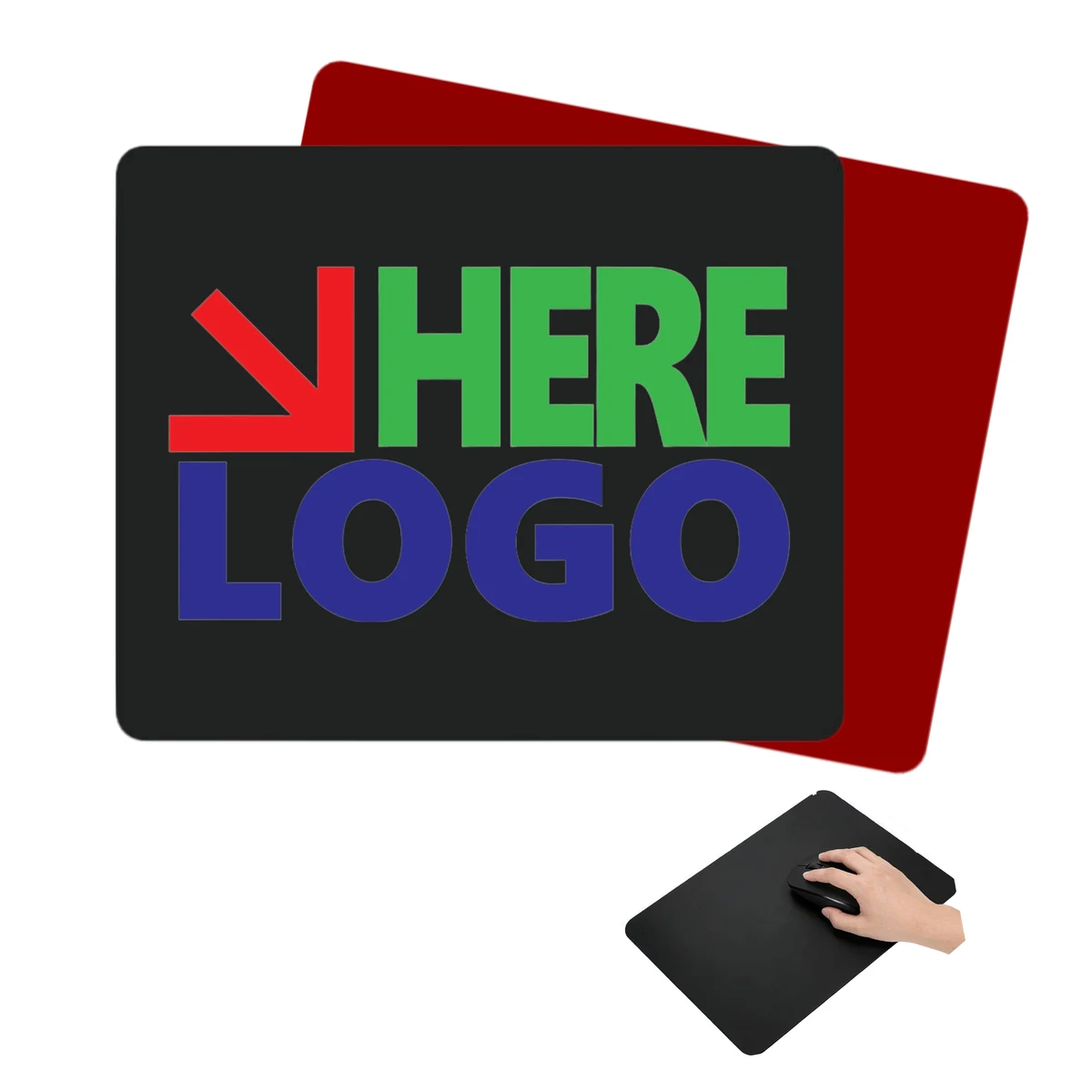 Full-Color Artwork Customizable Square Mouse Pad 1