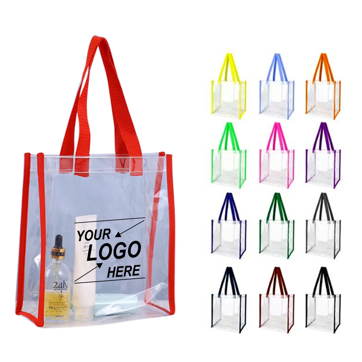 Clear Stadium Compliant Tote Bag 1