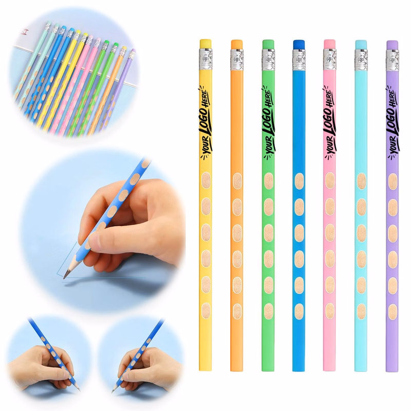 Ergonomic HB Graphite Pencil With Finger Grip