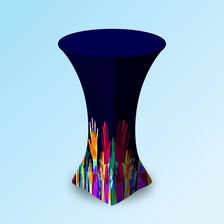 Stretch, Round Table, 30" Diameter by 42.5" Tall 1
