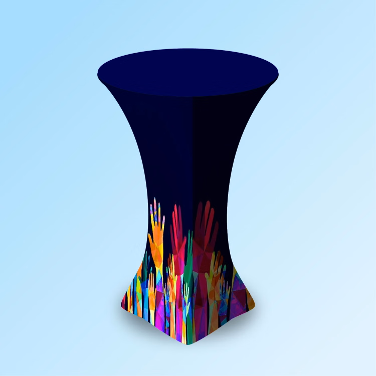 Stretch, Round Table, 30" Diameter by 42.5" Tall