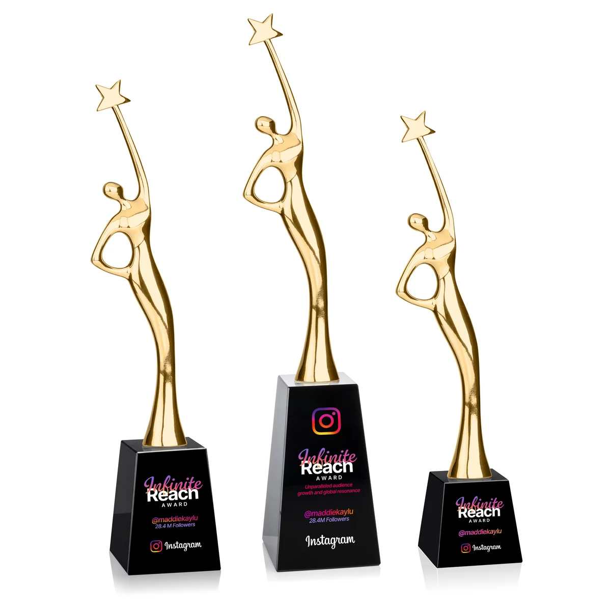 Star Goddess VividPrint™ Award - Gold/Black 1