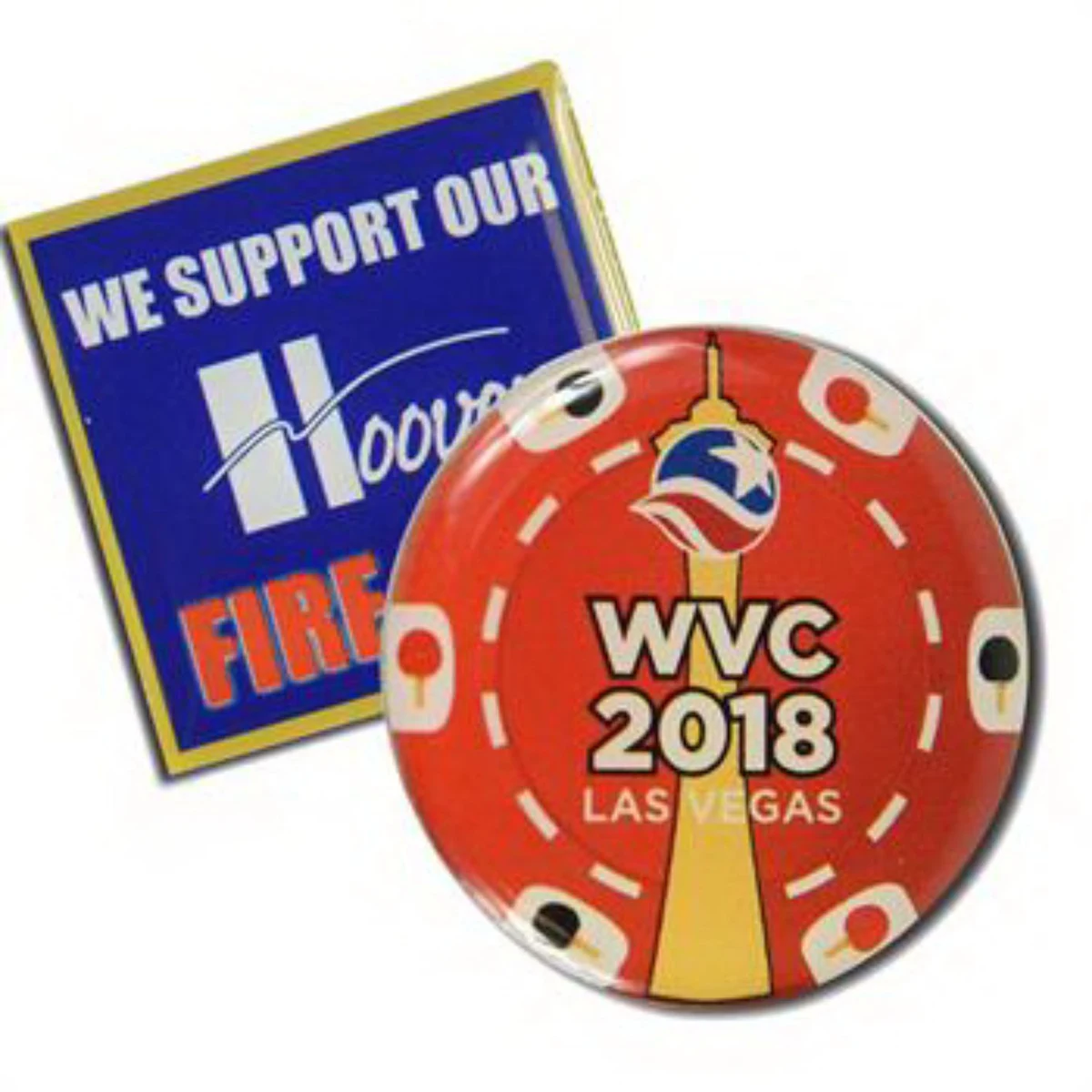 2" Custom Lapel Pins - Offset Full Color 1