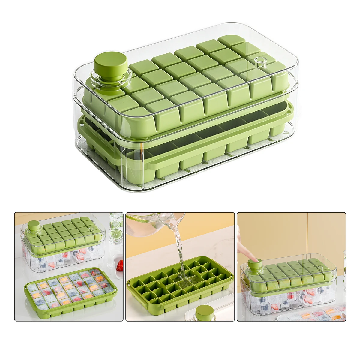 Easy-Release Ice Cube Tray 1