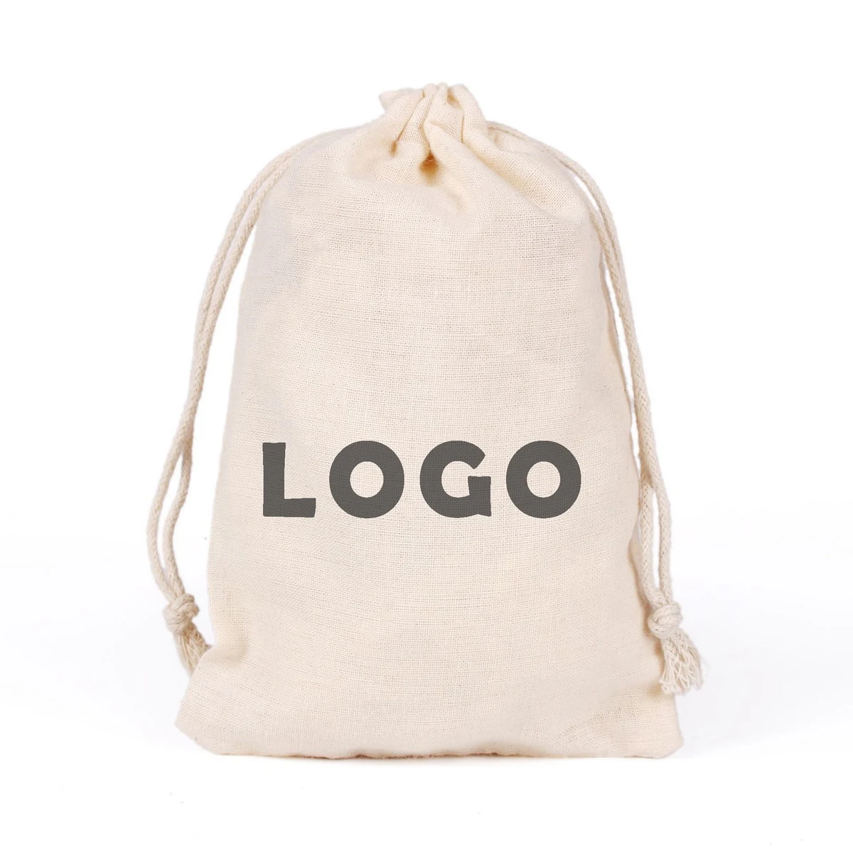 Cotton Drawstring Bag Reusable Packing Storage Bags 1