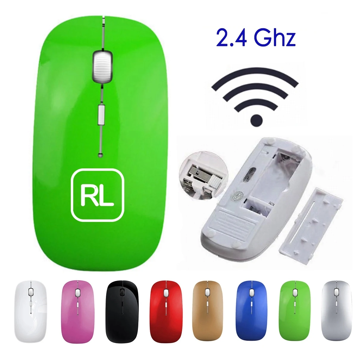 Slim Optical Wireless Business Mouse 1