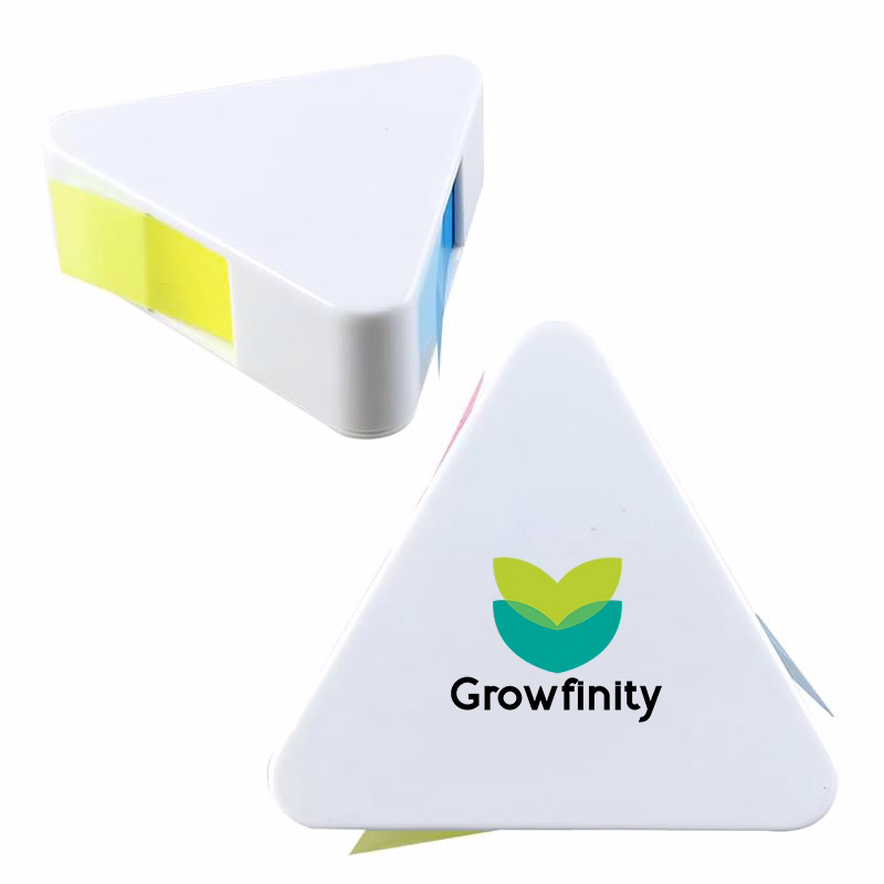 Sticky Notes In Triangle Case