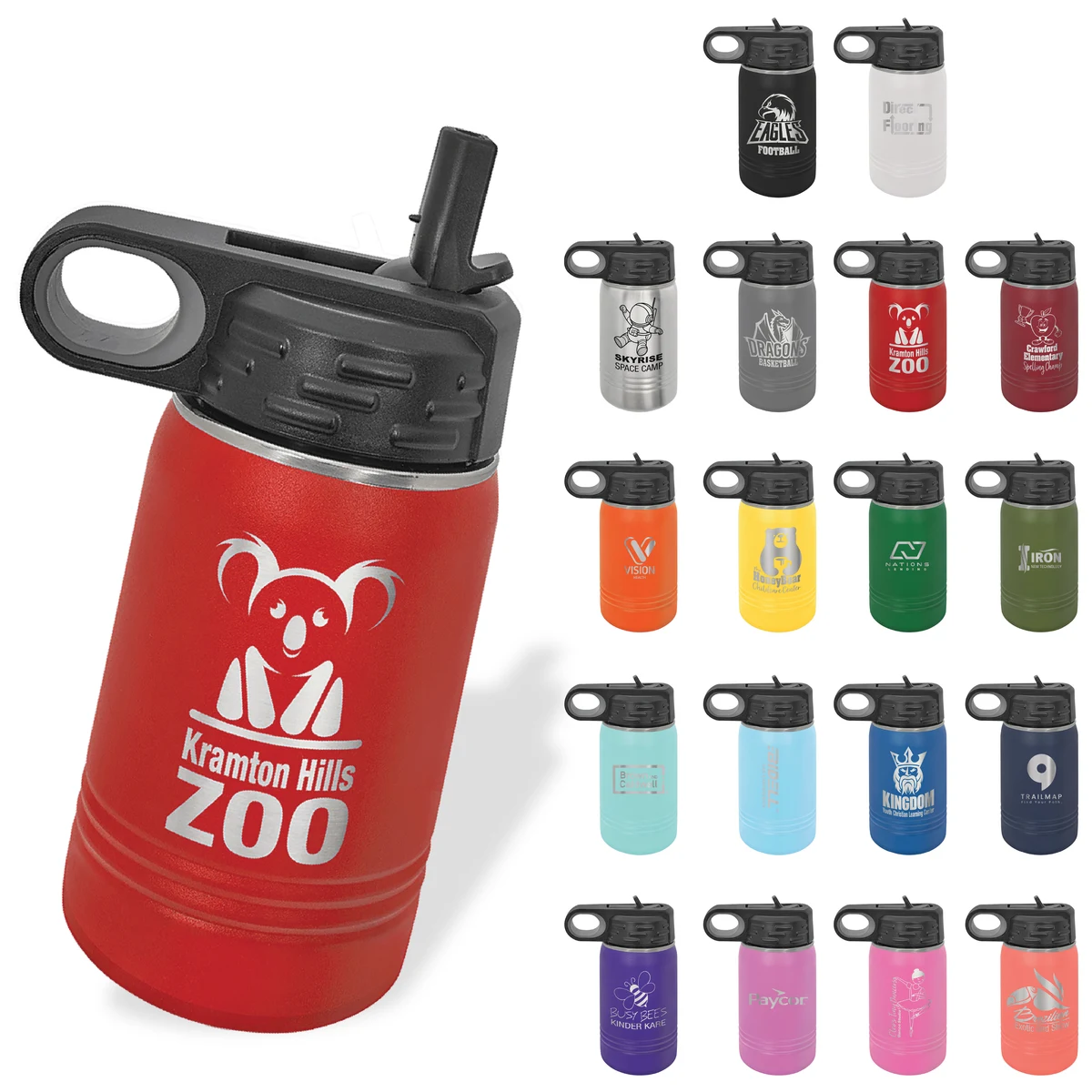 Polar Camel 12oz Stainless Steel Water Bottle 1