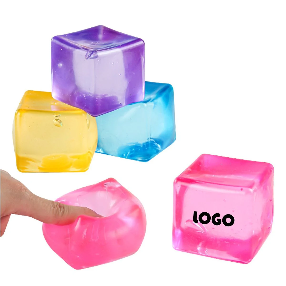 Sensory Fidget Toy Square Cube Stress Ball 1