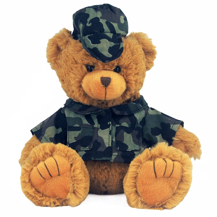 12" Camo Bear