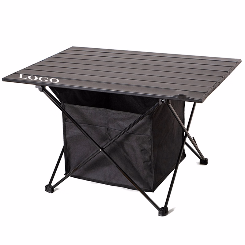 Folding Ultralight Aluminum Camping Table With Storage Bag