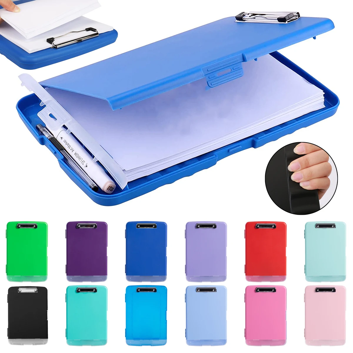 A4 Paper Storage Clipboard with Low Profile Clip 1
