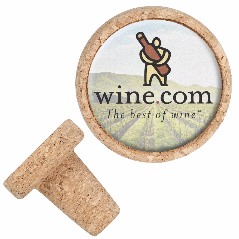 Full Color Cork Bottle Stopper