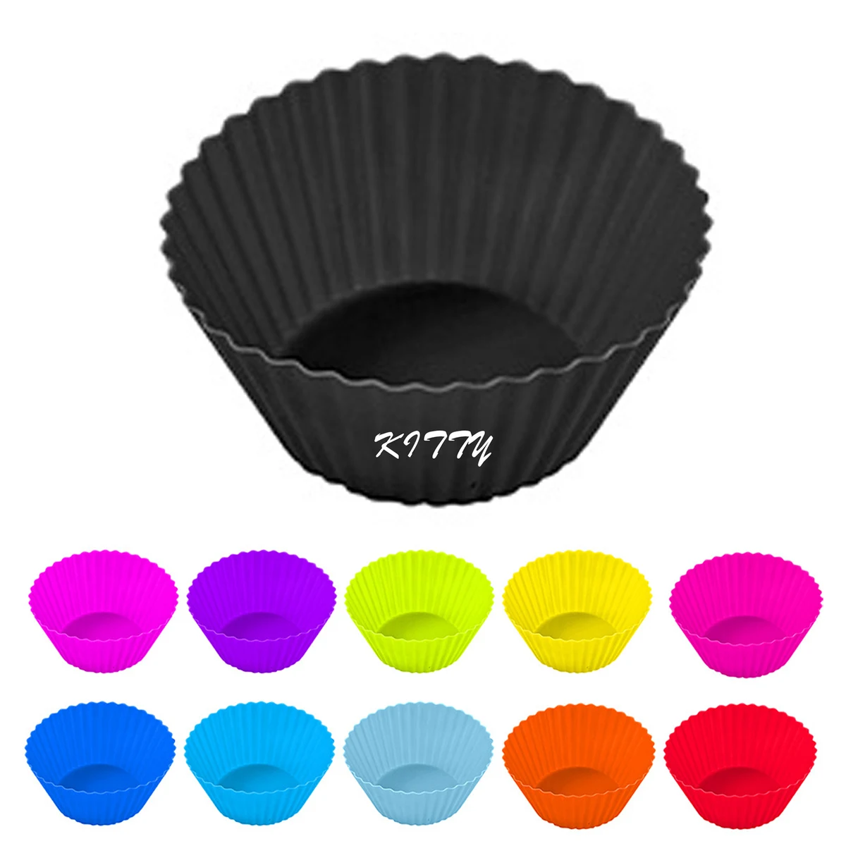 Muffin Cup Baking Silicone Cake Mold 1