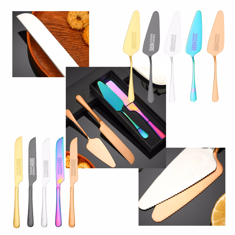 MOQ50 Pizza Cutter And Spatula Set