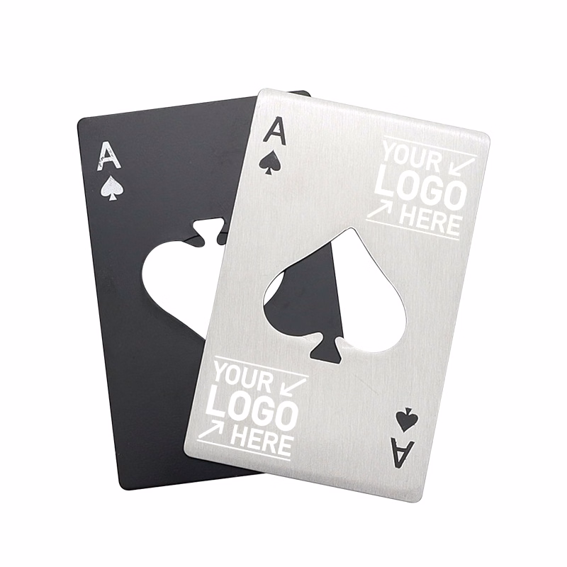 Ace of Spades Poker Bottle Opener