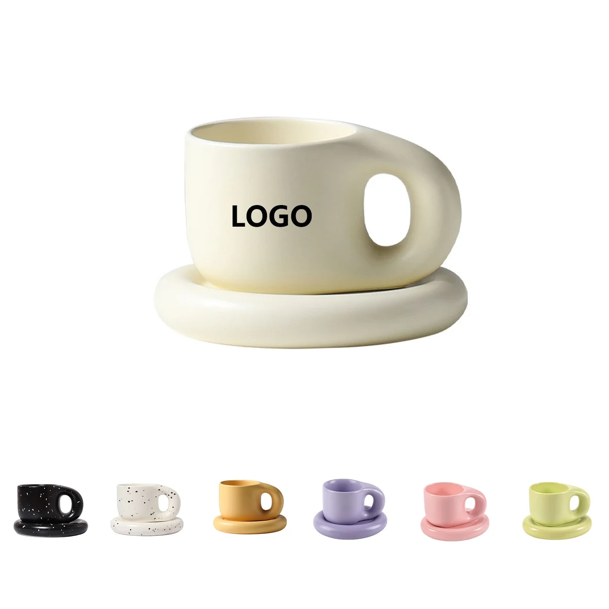 Ceramic Coffee Chubby Mug 1