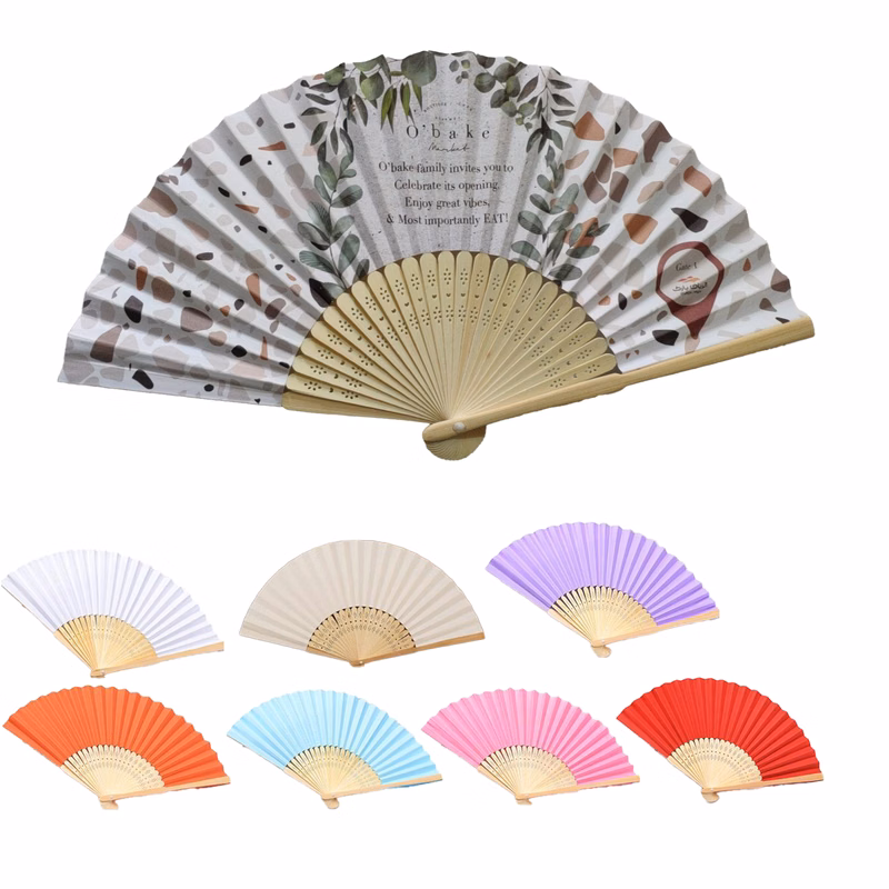 Customized Full Color Printed Folding Fan