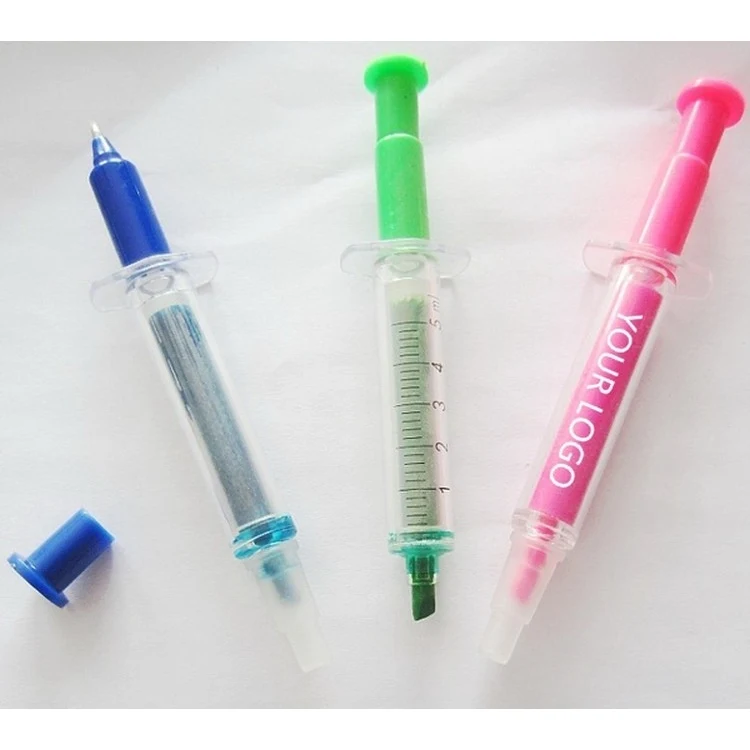 Double Sided Syringe Highlighter Pen 1